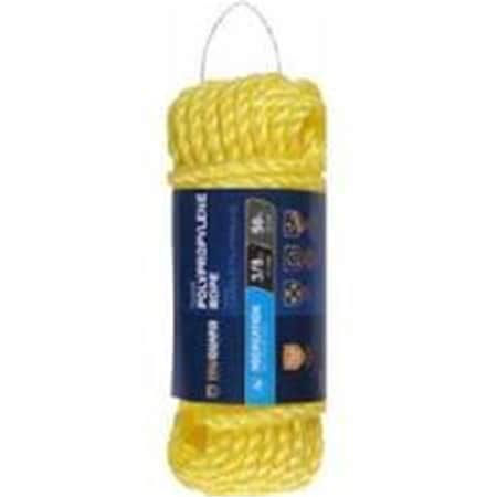 Mibro 0.37 in. x 50 ft. Tru Guard Poly Rope, Yellow 231501